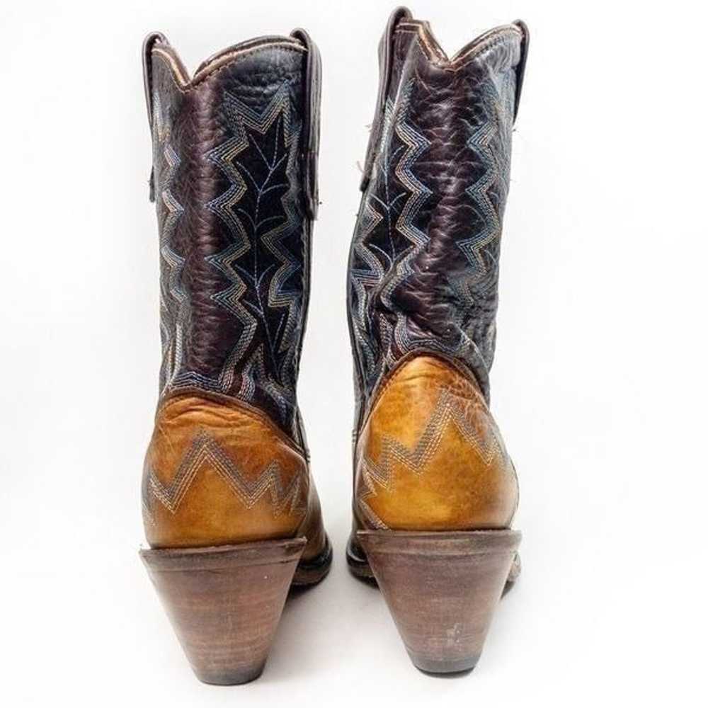 Vintage Double H Mid-Calf Leather Dress Boots Siz… - image 7