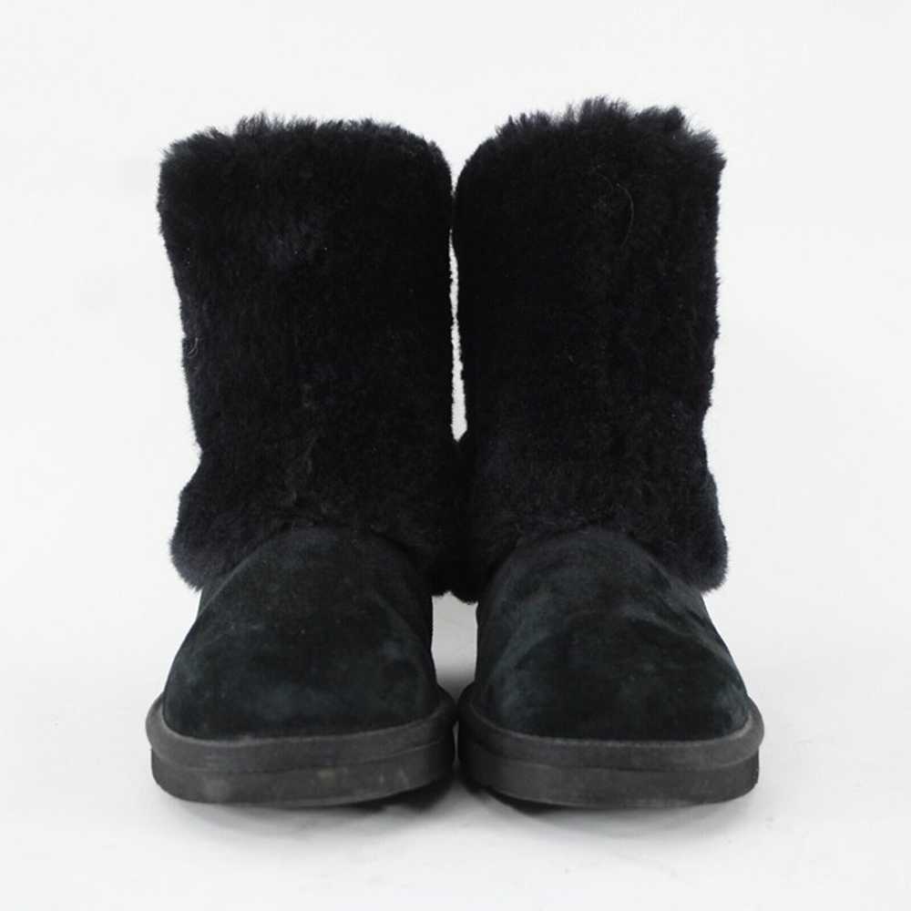 Ugg Australia Sz 8 Black Suede Outer Fur Insole C… - image 10