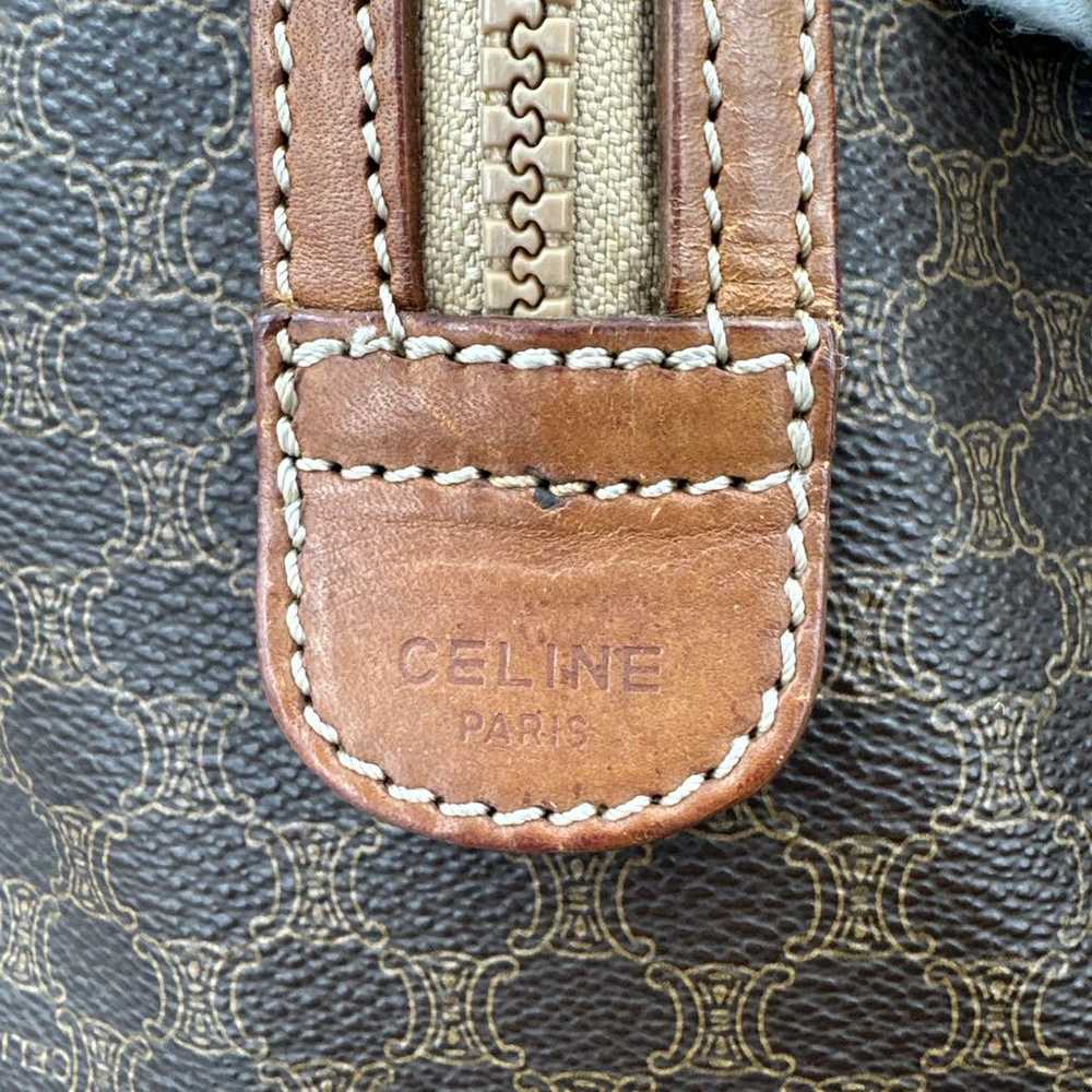 【Good Condition】✨ Celine Handbag Triomphe Macadam… - image 7