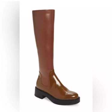 Jeffrey Campbell Lennard Knee High Boots Brown Siz