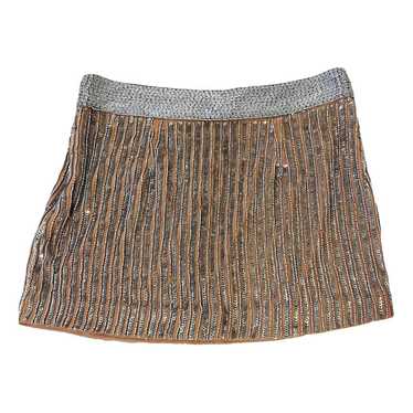 Karina Grimaldi Glitter mini skirt