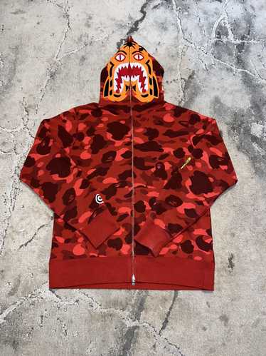 Bape Color Camo Tiger Full Zip Hoodie