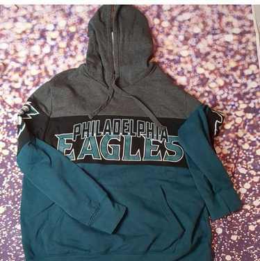 Vintage STARTER Rare 2024 PHILLY EAGLES Shockwave MADE IN USA Sweatshirt XXL 90s VTG