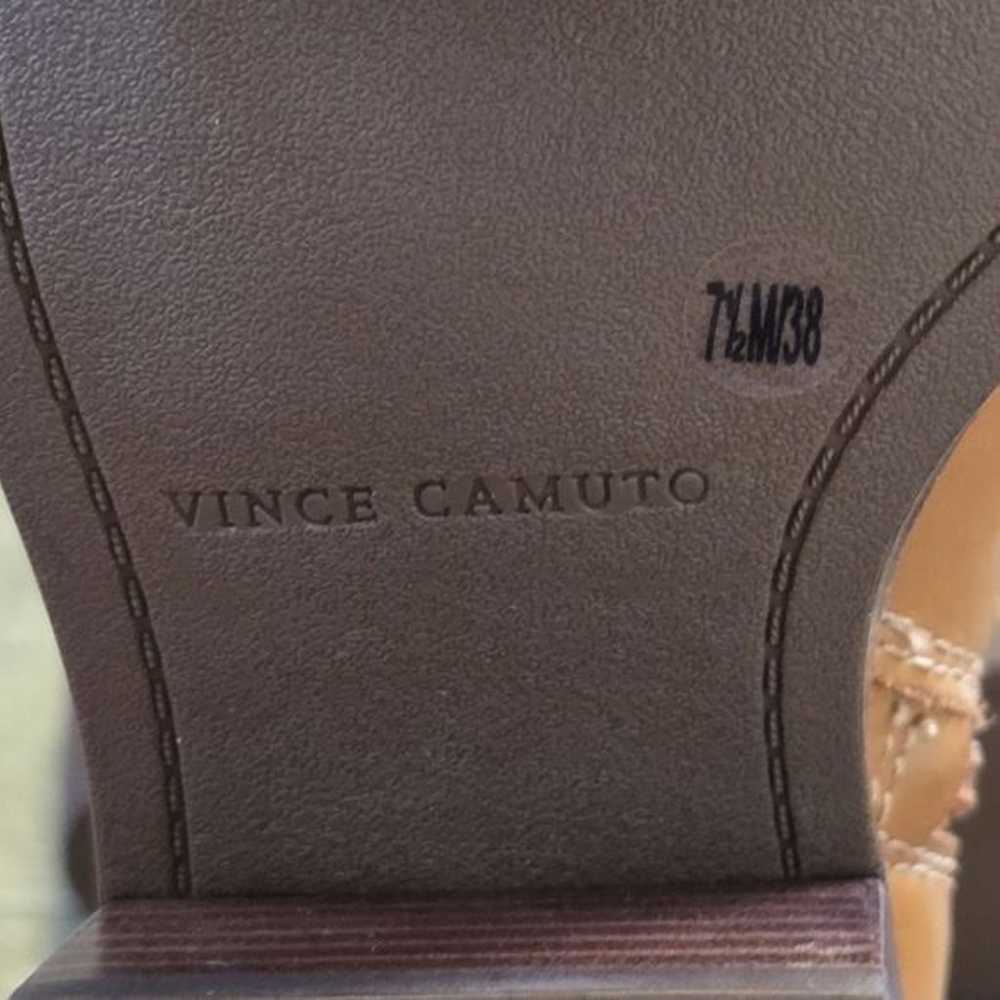 Vince Camuto Leather Buckle Moto Boot Vergila Bro… - image 8