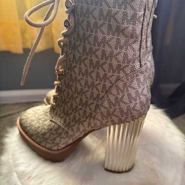 Michael Kors Monogrammed Boots