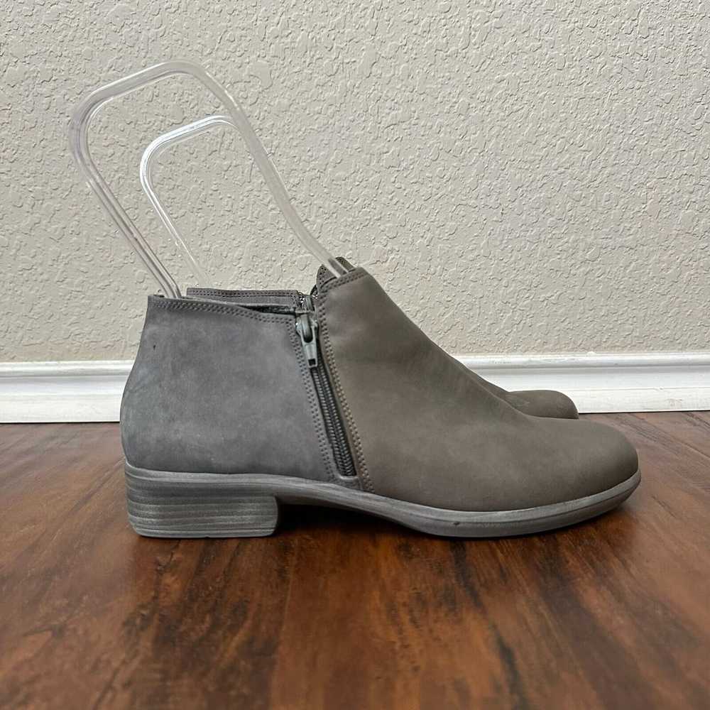 NWOB NAOT Helm Booties in Grey / Taupe Nubuck/Lea… - image 1