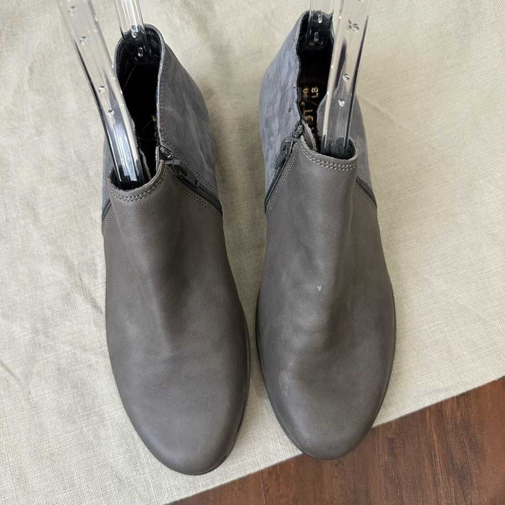 NWOB NAOT Helm Booties in Grey / Taupe Nubuck/Lea… - image 2