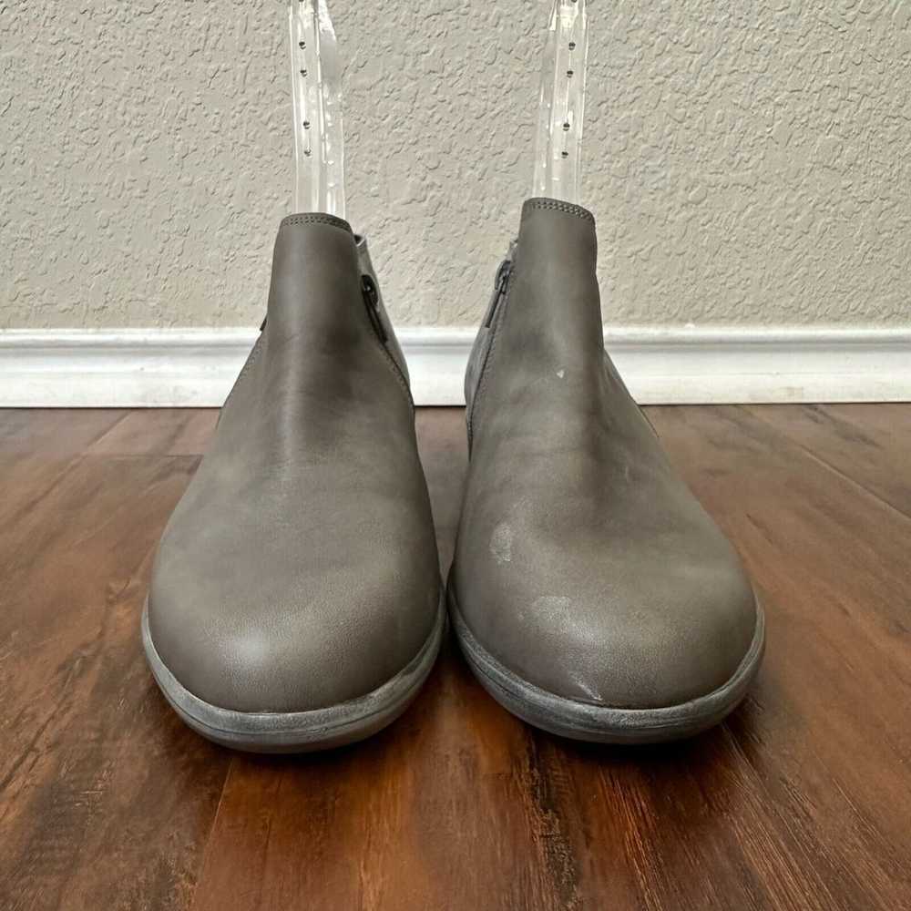 NWOB NAOT Helm Booties in Grey / Taupe Nubuck/Lea… - image 5