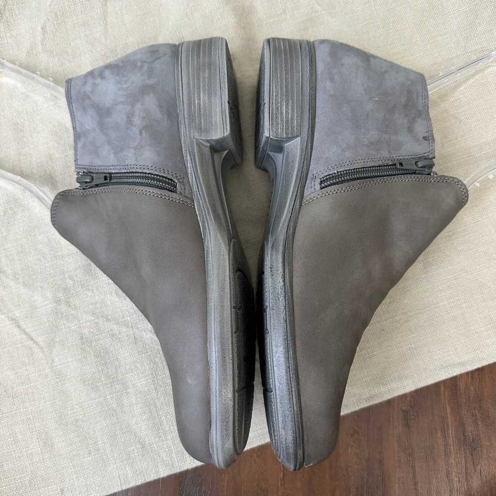 NWOB NAOT Helm Booties in Grey / Taupe Nubuck/Lea… - image 7