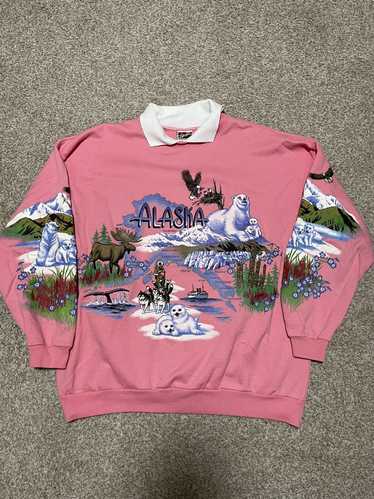 Vintage Vintage Alaska Collared Sweatshirt