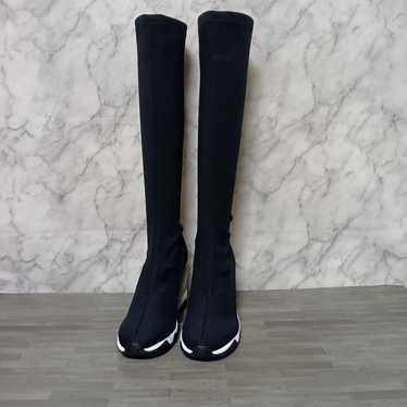 Plus Diana +diana High Wedge Stretch Boots Long Bo