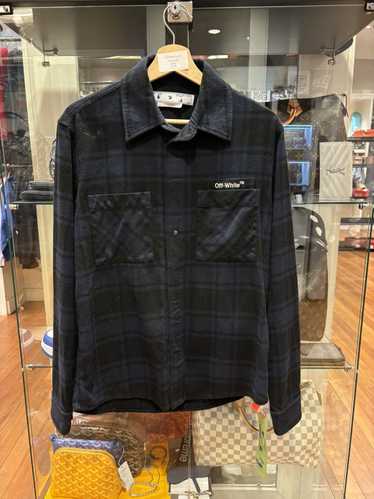 Off-White Off White Flannel Blue