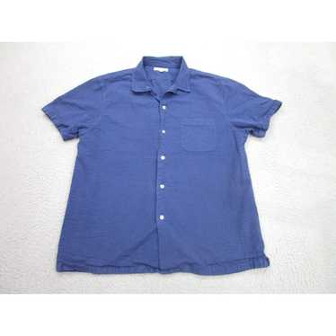 Alex Mill Alex Mill Shirt mens Large Blue Seersuck