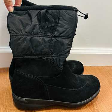 NWOB Lands’ End winter boots, black, sz 9