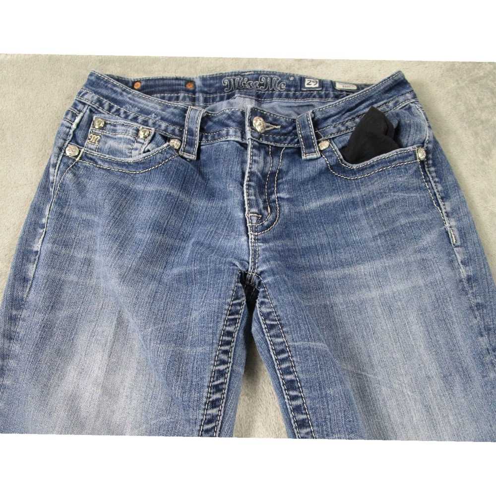 Miss Me Women's Miss Me Blue Distressed Denim Boo… - image 3