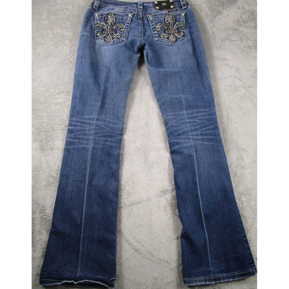 Miss Me Women's Miss Me Blue Distressed Denim Boo… - image 7