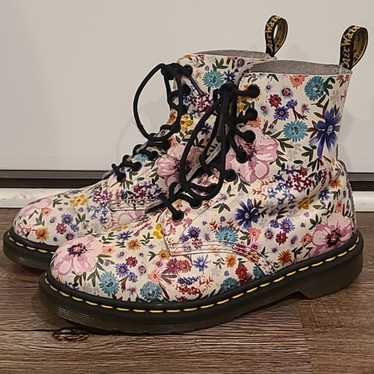 RARE Dr Martens 1460 Pascal Wanderlust floral boot