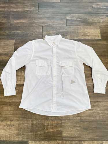 And Wander and wander Oxford Overshirt White