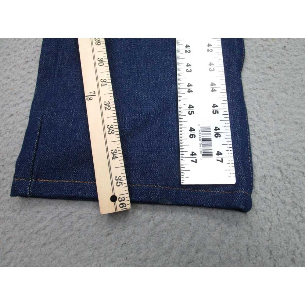 Wrangler Wrangler Jeans Mens 40x36 Blue Raw Rigid… - image 4