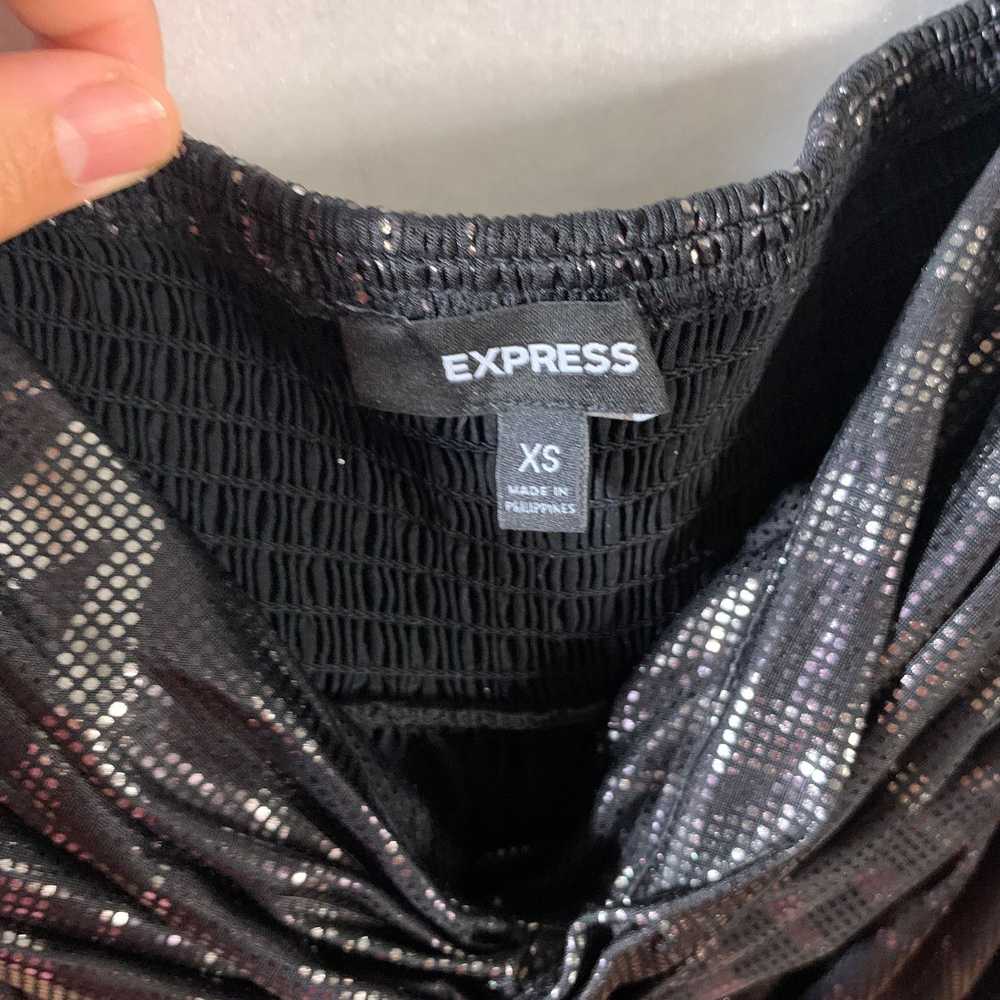 Express Express Black Sleeveless mini Dress size … - image 3