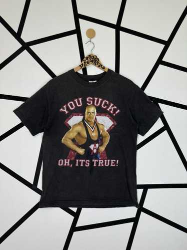 Vintage × Wwf VINTAGE 2002 KURT ANGLE YOU SUCK OH,