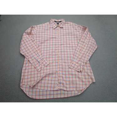 Tailorbyrd Tailorbyrd Shirt Mens 2XL Orange Peach… - image 1