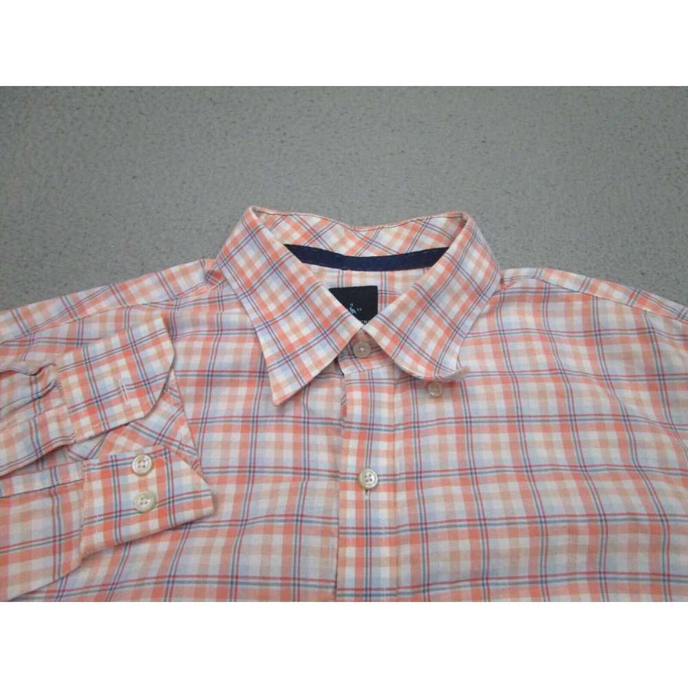 Tailorbyrd Tailorbyrd Shirt Mens 2XL Orange Peach… - image 3