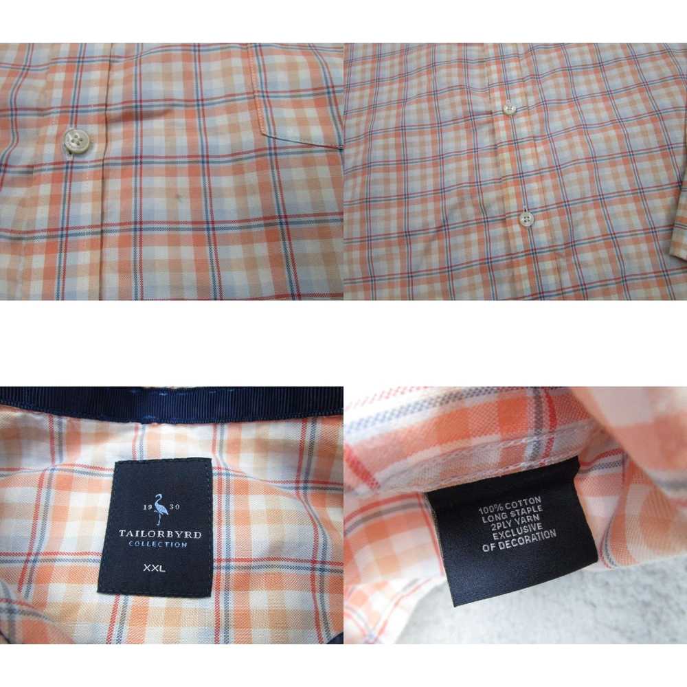 Tailorbyrd Tailorbyrd Shirt Mens 2XL Orange Peach… - image 4