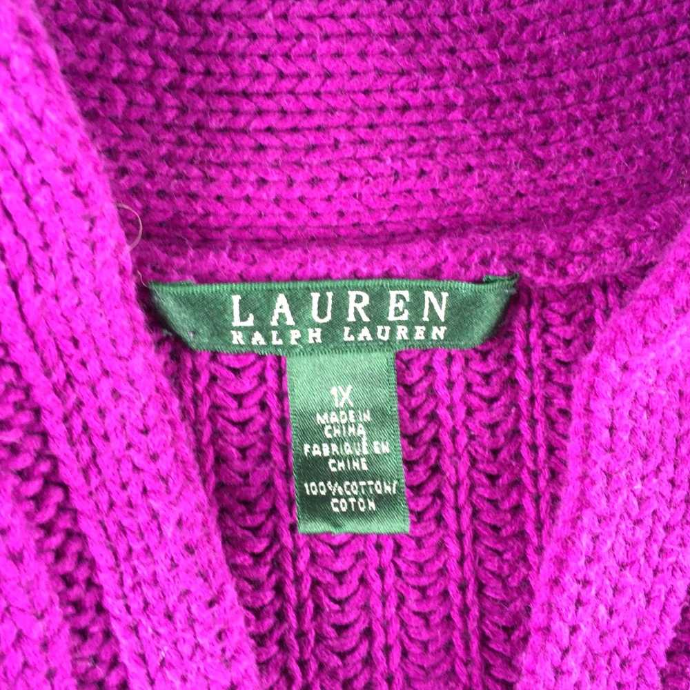 Ralph Lauren Womens Preppy Cable Pullover Sweater… - image 4