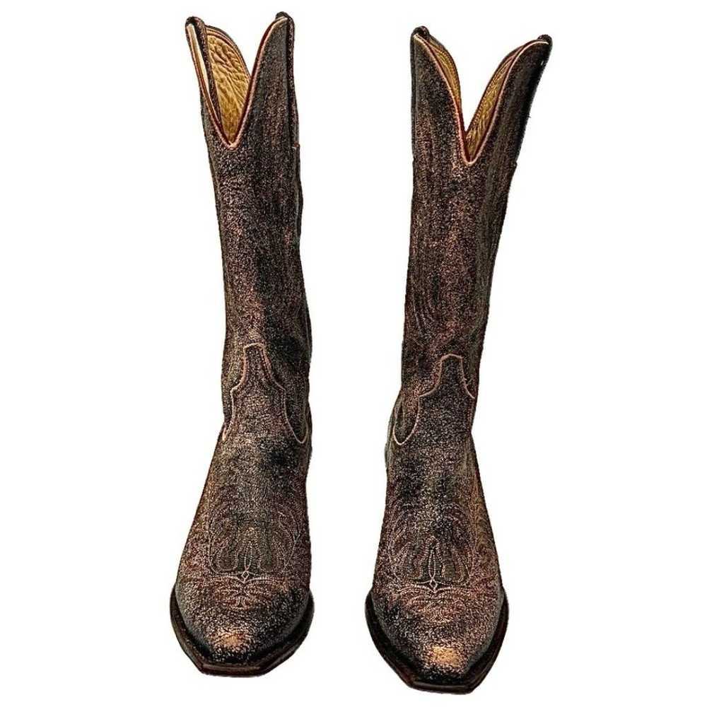 Charlie 1 Horse Lucchese Boots Womens 7 B Brown L… - image 4