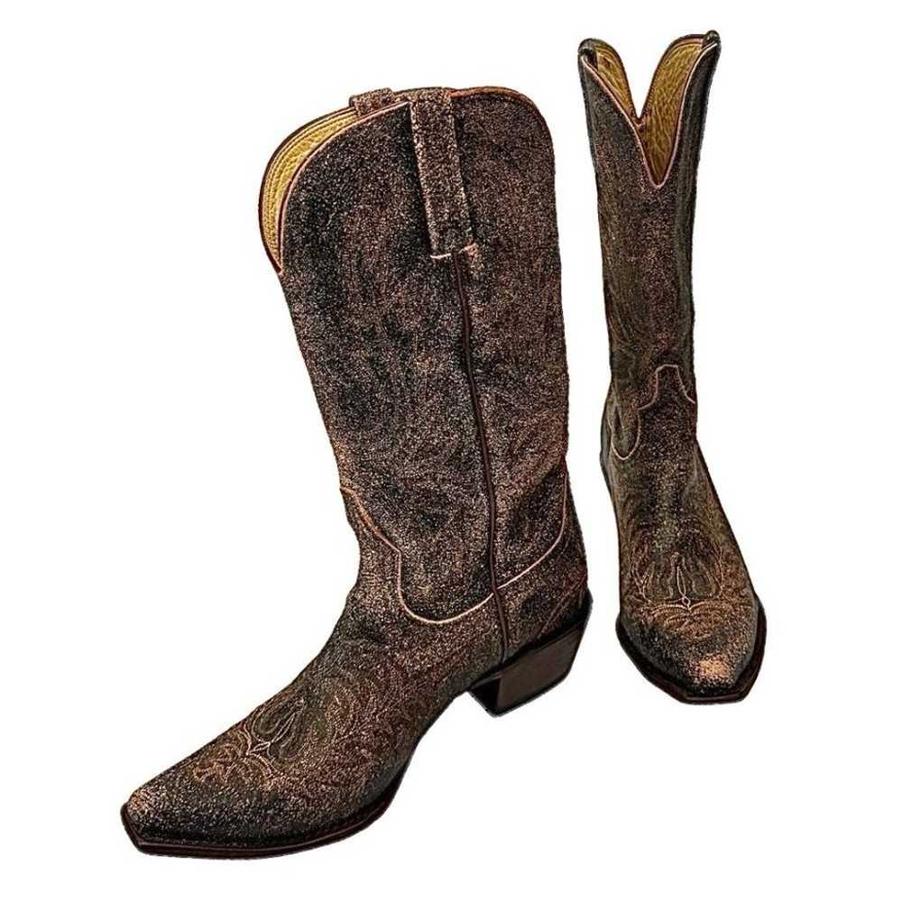 Charlie 1 Horse Lucchese Boots Womens 7 B Brown L… - image 5