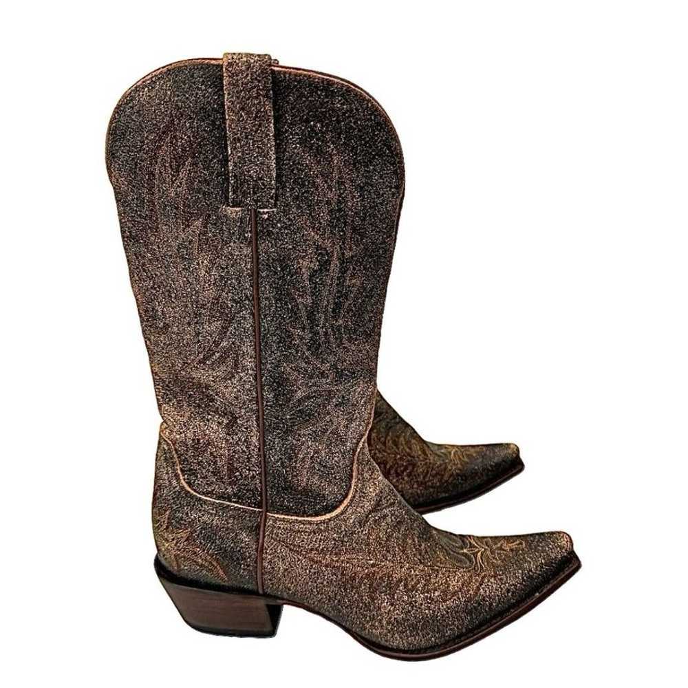 Charlie 1 Horse Lucchese Boots Womens 7 B Brown L… - image 7