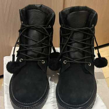 JIMMY CHOO sheepskin boots, in excellent condition