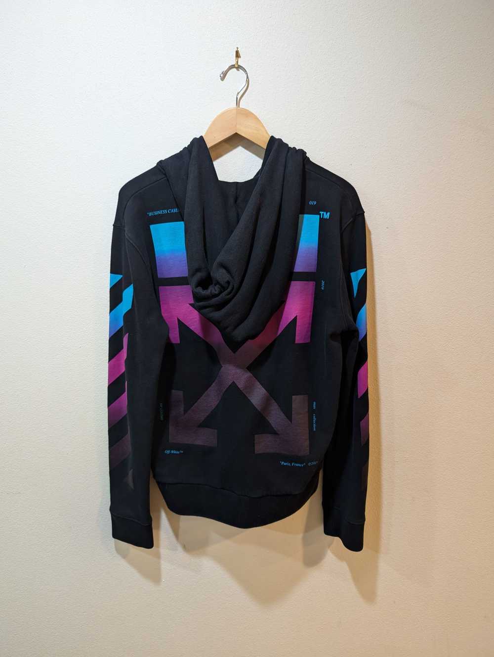 Off-White Diagonals Gradient Hoodie - image 1