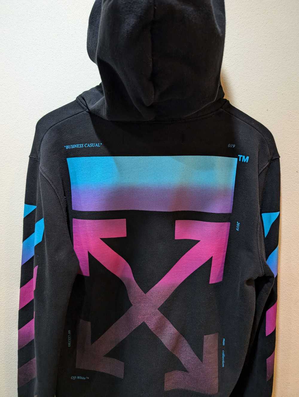 Off-White Diagonals Gradient Hoodie - image 2