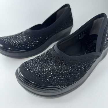 Bzees Red-Hot Women's Black Washable Slip On Flat… - image 1