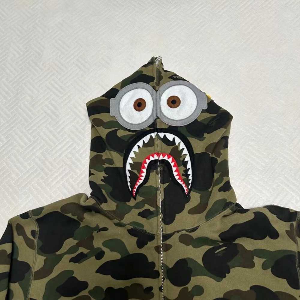 Bape BAPE x MINIONS CAMO SHARK FULL ZIP HOODIE - image 2