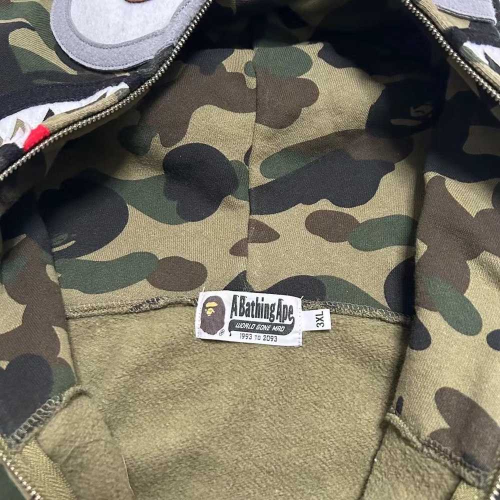 Bape BAPE x MINIONS CAMO SHARK FULL ZIP HOODIE - image 5