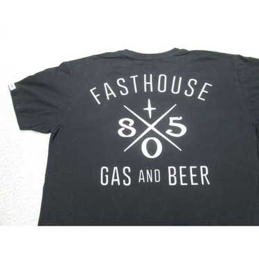 Vintage Fasthouse Shirt Mens Large Black 805 Beer… - image 1