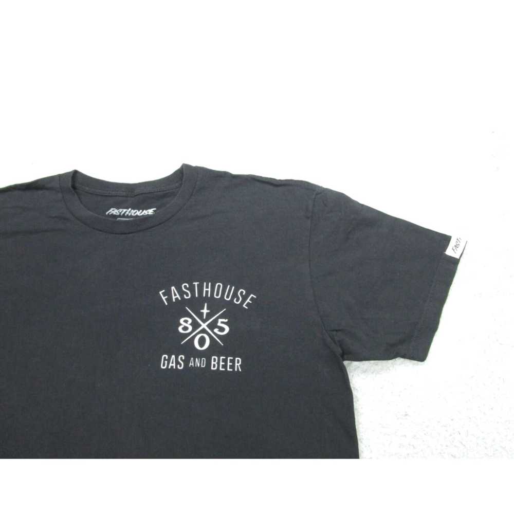 Vintage Fasthouse Shirt Mens Large Black 805 Beer… - image 3