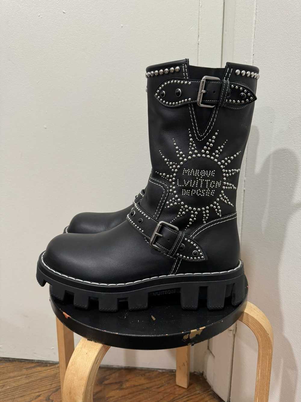 Louis Vuitton SS24 Louis Vuitton Checker Mid Boot - image 1