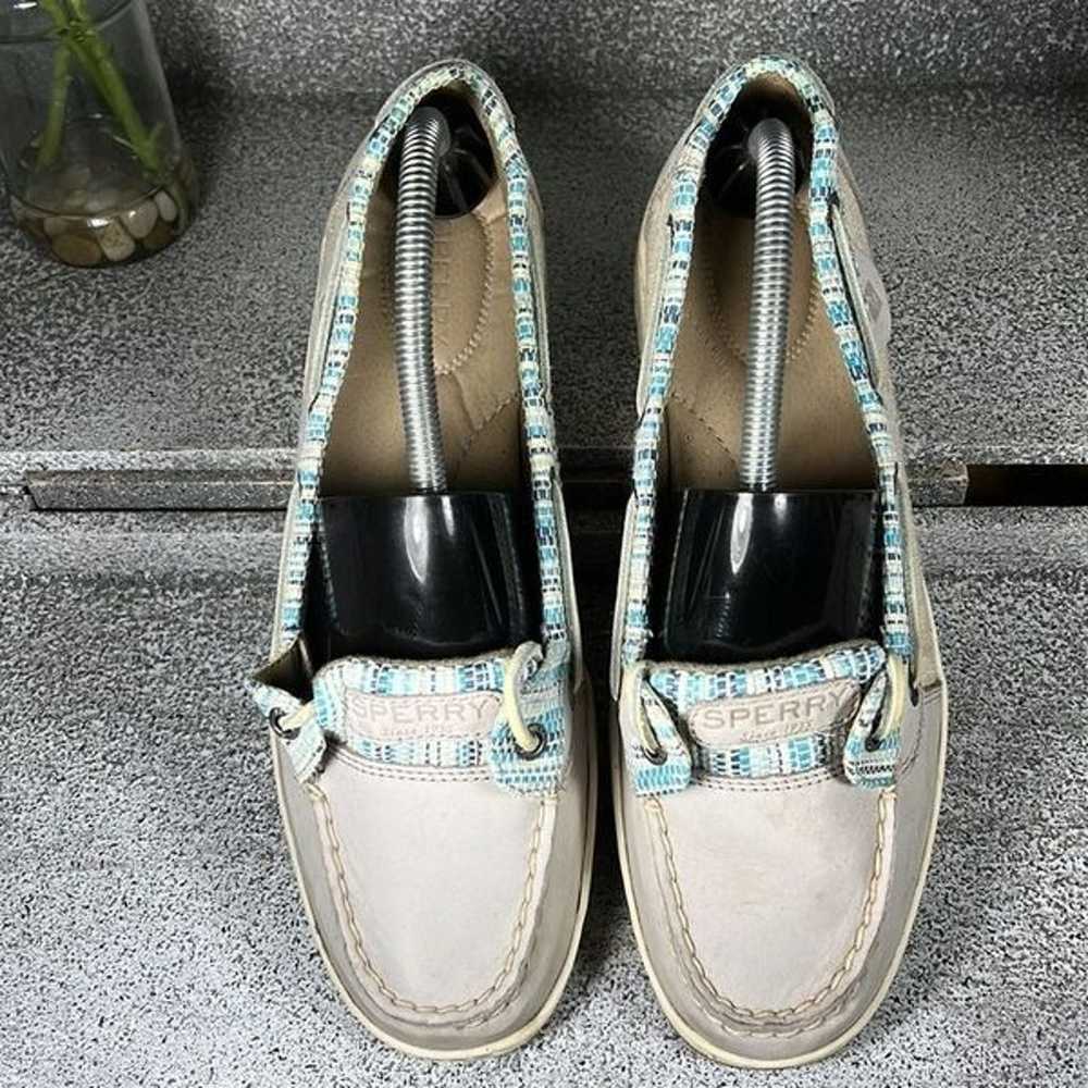 Sperry Topsider Koifish Raffia Boat Shoes Loafers… - image 6