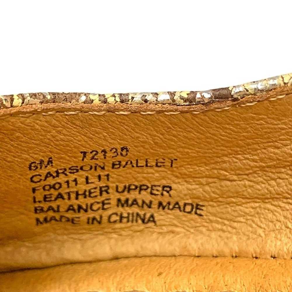 Frye Carson Crackling Leather Ballet Flats - image 4