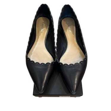 Coach Jill soft shine calf leather flats