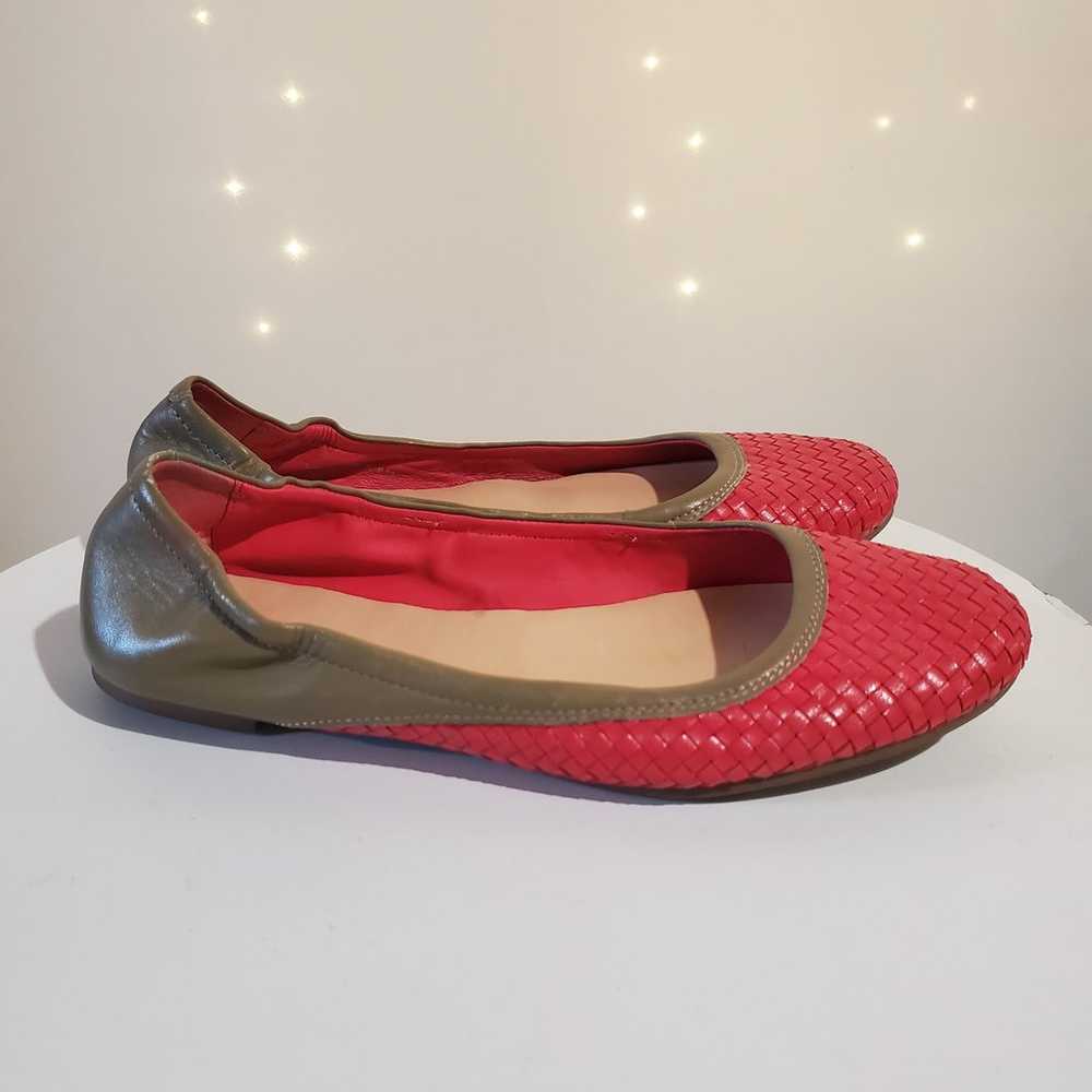 Cole Haan Irwin Ballet Punch Summer Khaki Flats W… - image 5