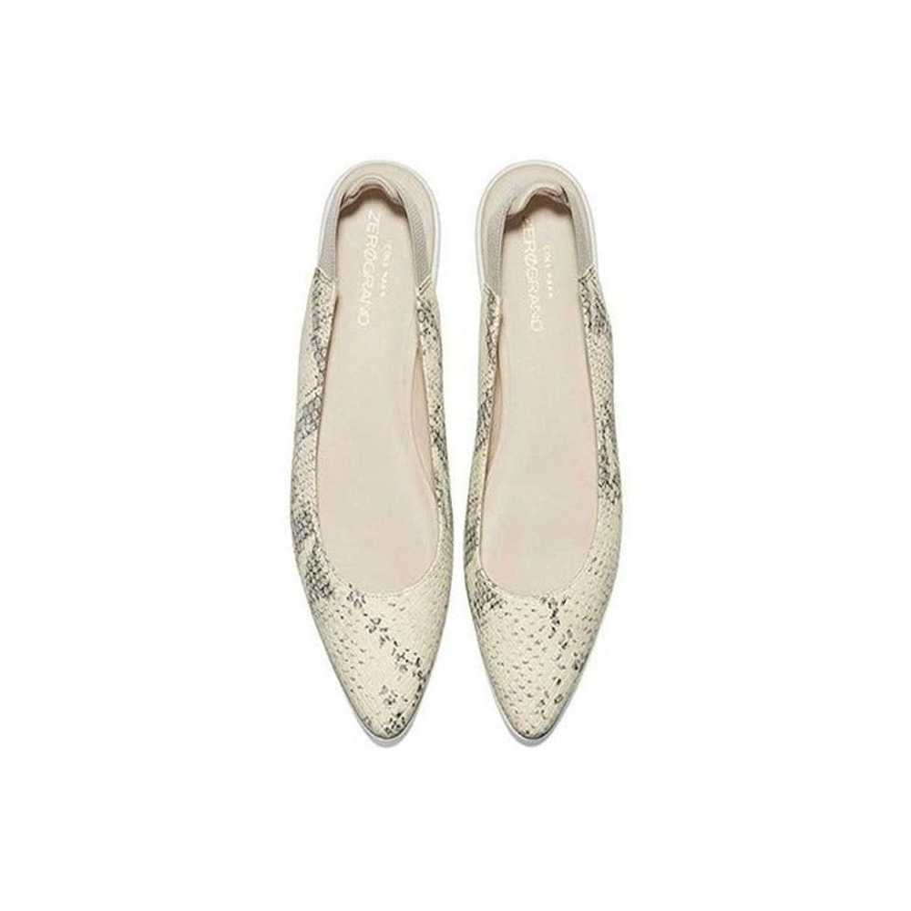 Cole Haan Grand Ambition Snake Print Flats Size 1… - image 1