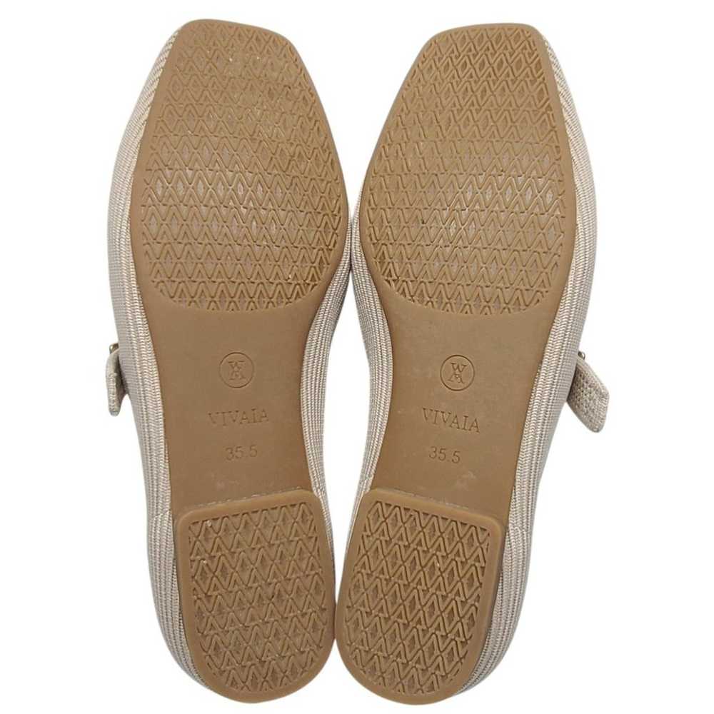 Vivaia Margot Mary Jane Square Toe Flats Almond E… - image 10