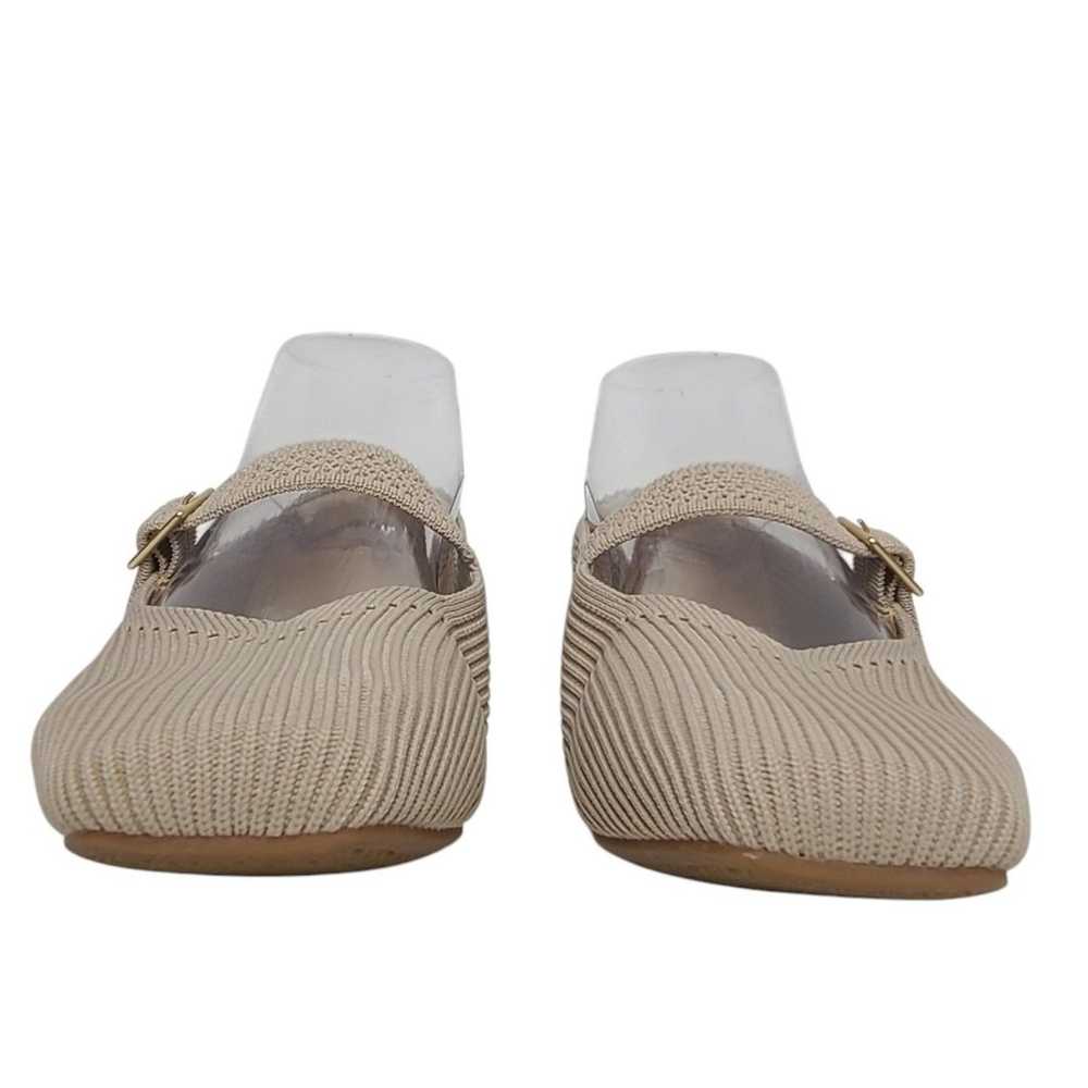 Vivaia Margot Mary Jane Square Toe Flats Almond E… - image 3