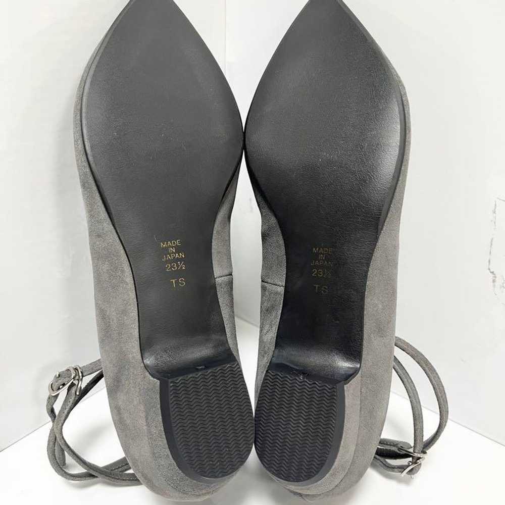 DIANA♡ 23.5cm Gray Suede Pointed Toe Pumps - image 8