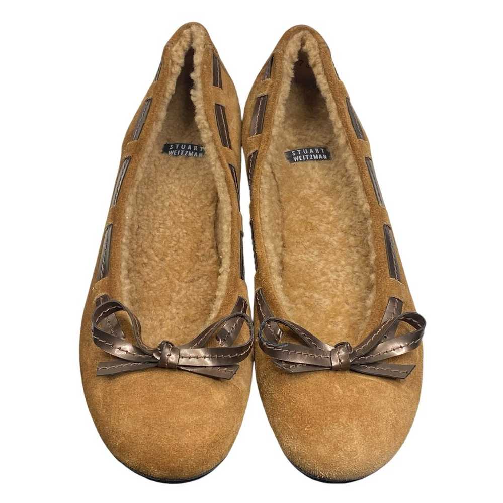 Stuart Weitzman Women’s Brown Suede Lined Slip On… - image 8